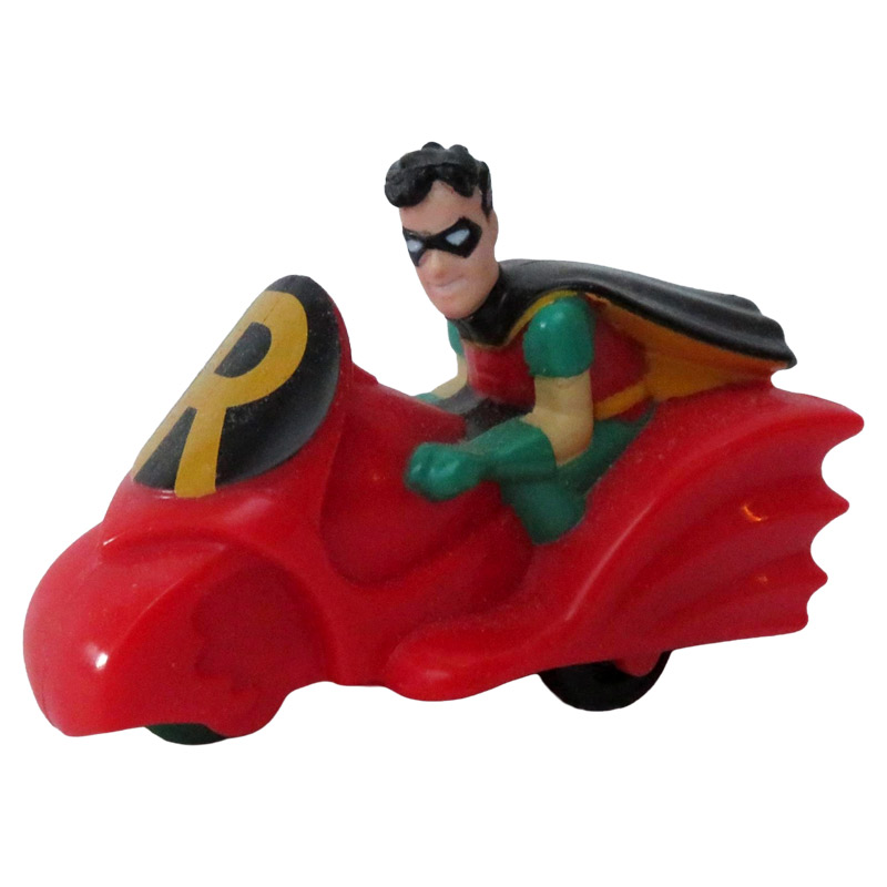 Robin on bike