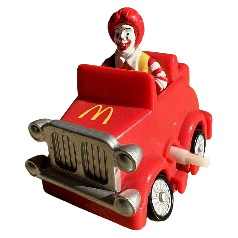 Ronald in Red Car