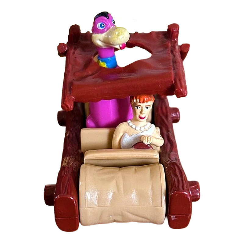 Wilma and Dino in Car