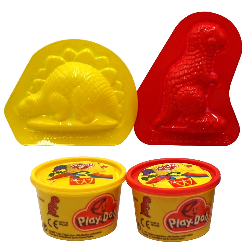 Red and Yellow molds with tubs