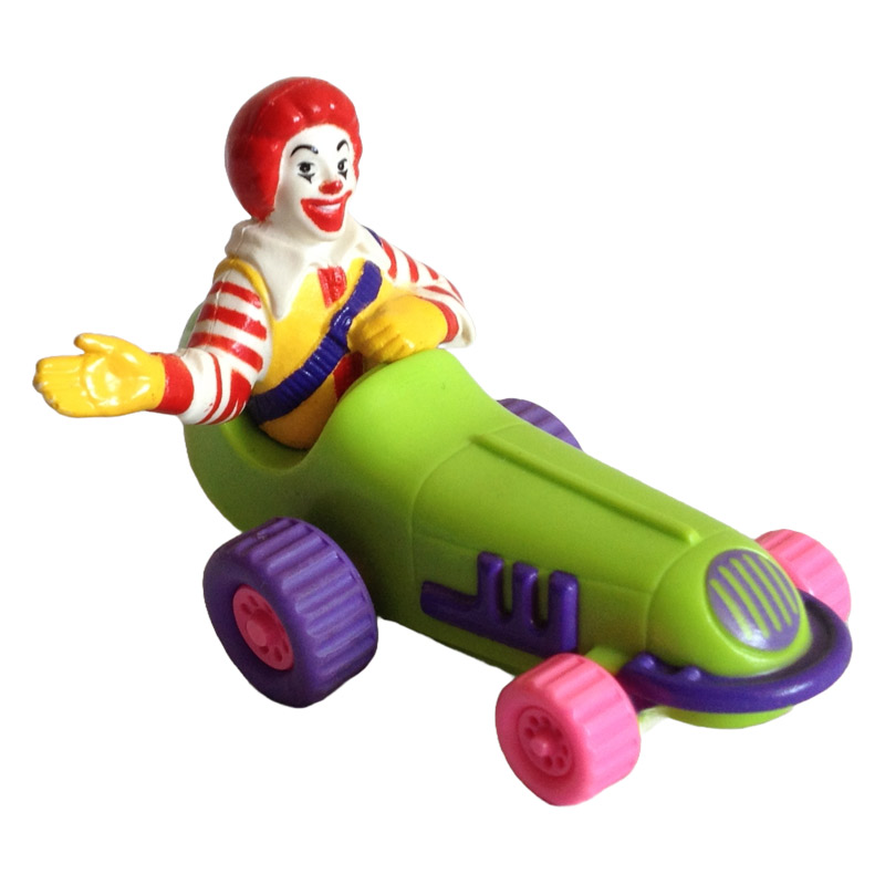 Ronald in Race Car